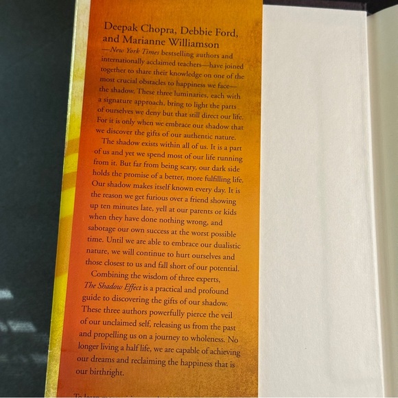 The Shadow Effect by Deepak Chopra & Debbie Ford | Self-Help | Hardcover Book - Picture 3 of 10